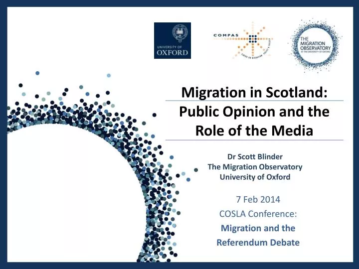 migration in scotland public opinion and the role of the media