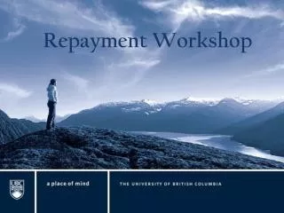 Repayment Workshop
