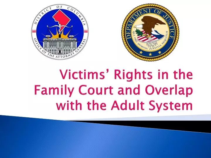 victims rights in the family court and overlap with the adult system