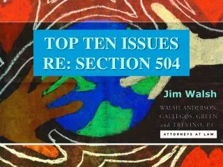 top ten issues re section 504