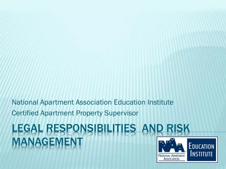 national apartment association education institute certified apartment property supervisor
