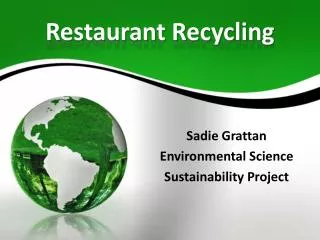 Restaurant Recycling