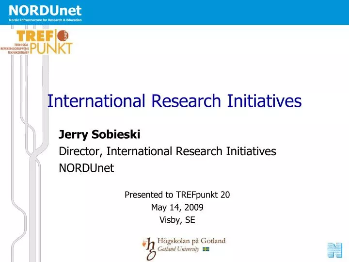 international research initiatives
