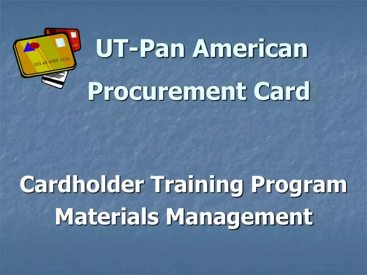 procurement card
