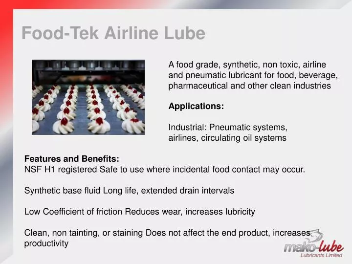 food tek airline lube