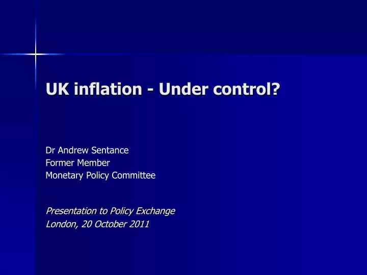 uk inflation under control