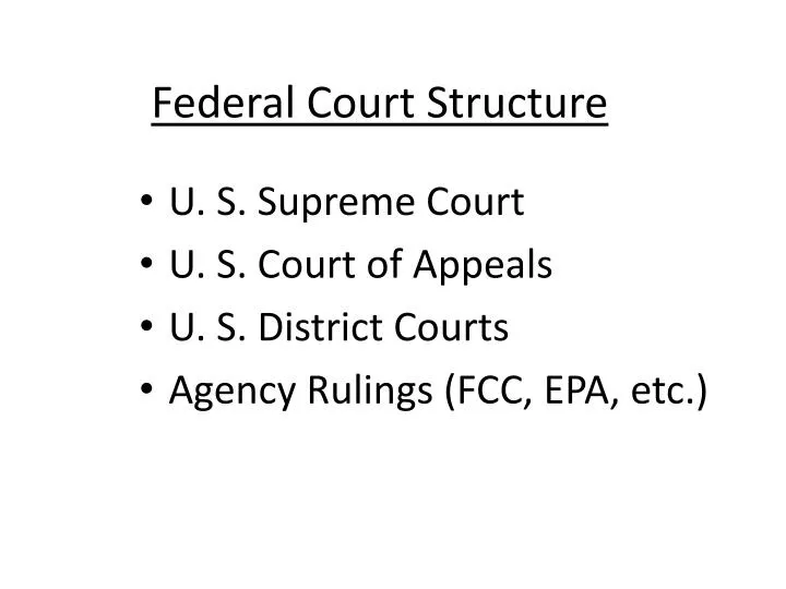 federal court structure