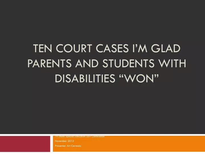 ten court cases i m glad parents and students with disabilities won