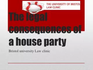 The legal consequences of a house party