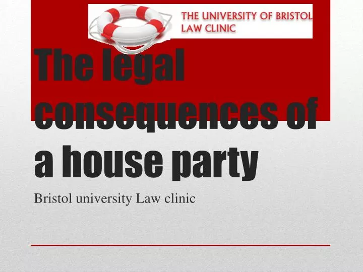 the legal consequences of a house party