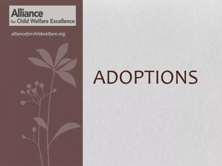 adoptions