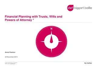 Financial Planning with Trusts, Wills and Powers of Attorney °