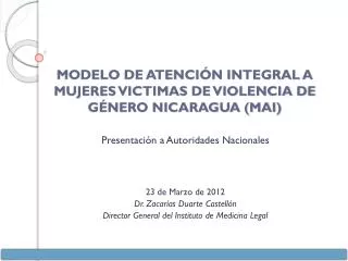 modelo de atenci n integral a mujeres victimas de violencia de g nero nicaragua mai