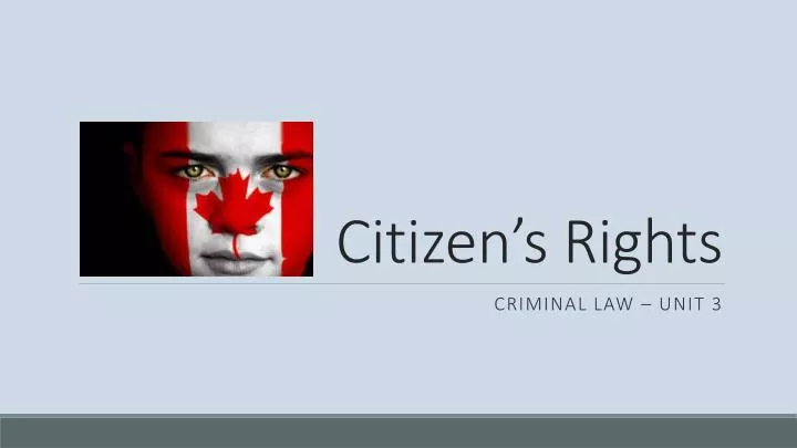 citizen s rights