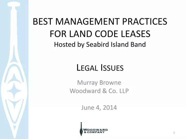 best management practices for land code leases hosted by seabird island band legal issues