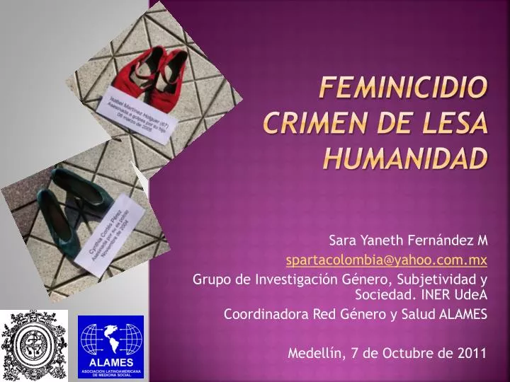 feminicidio crimen de lesa humanidad