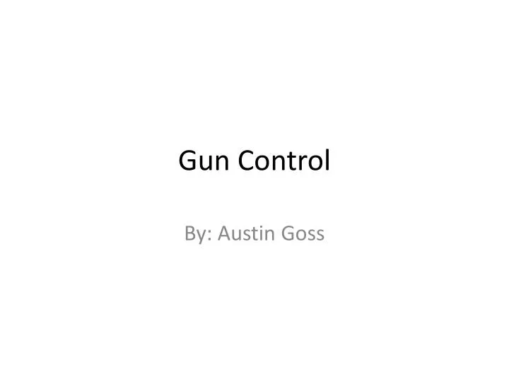 gun control