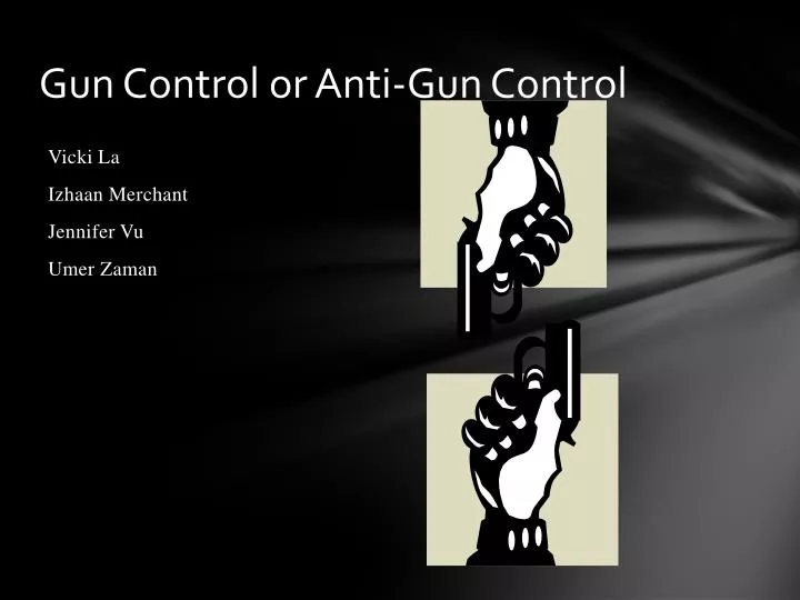 gun control or anti gun control