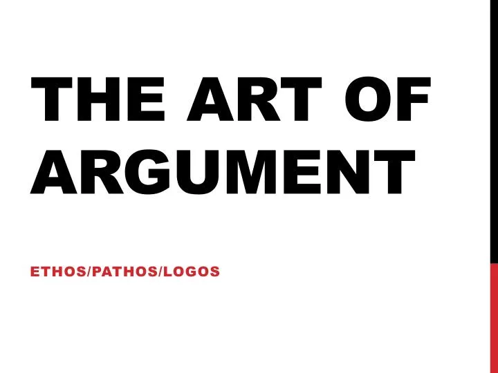 the art of argument