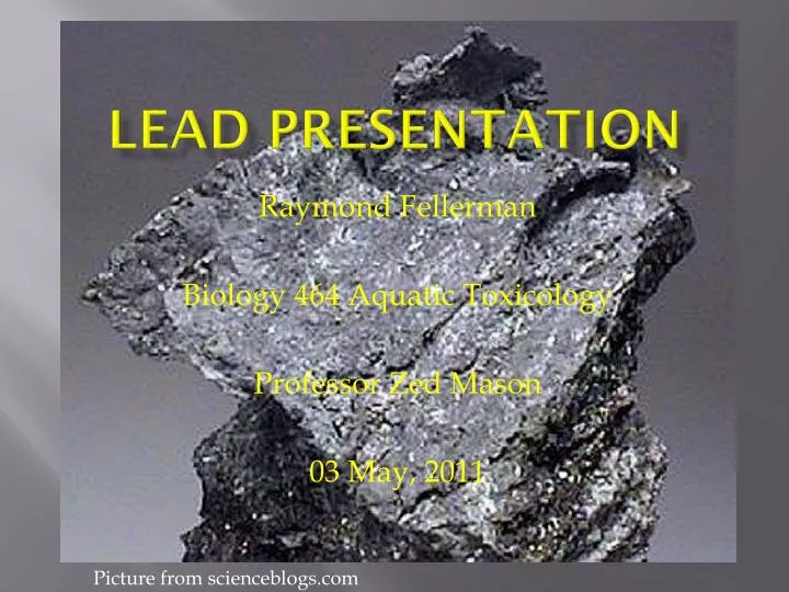 lead presentation