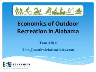 Economics of Outdoor Recreation in Alabama