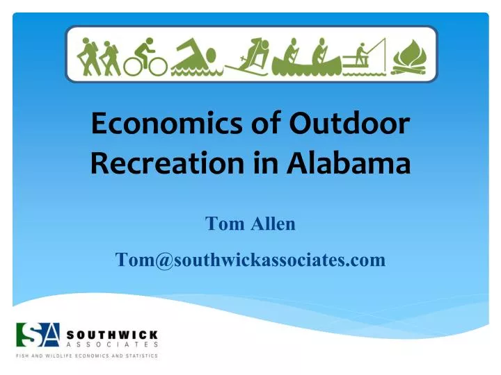 economics of outdoor recreation in alabama
