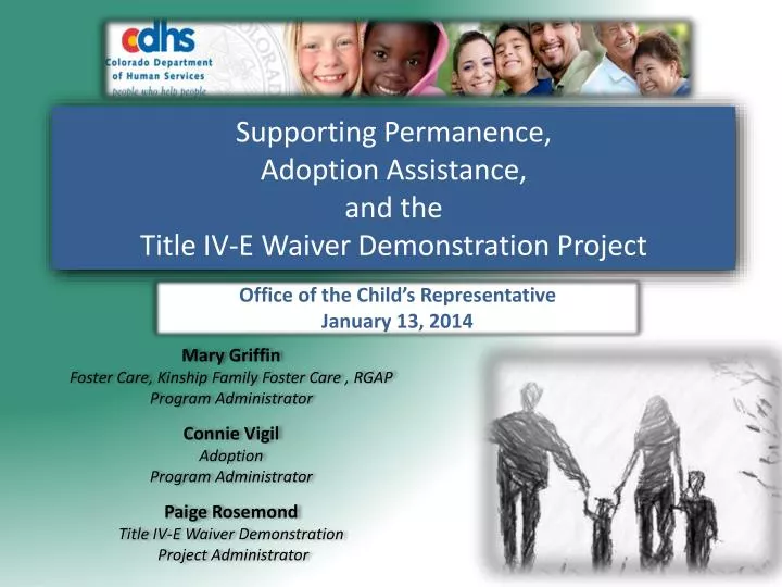 supporting permanence adoption assistance and the title iv e waiver demonstration project