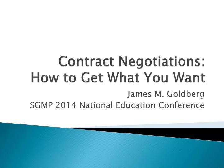 contract negotiations how to get what you want
