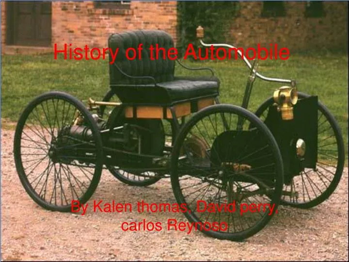 history of the automobile