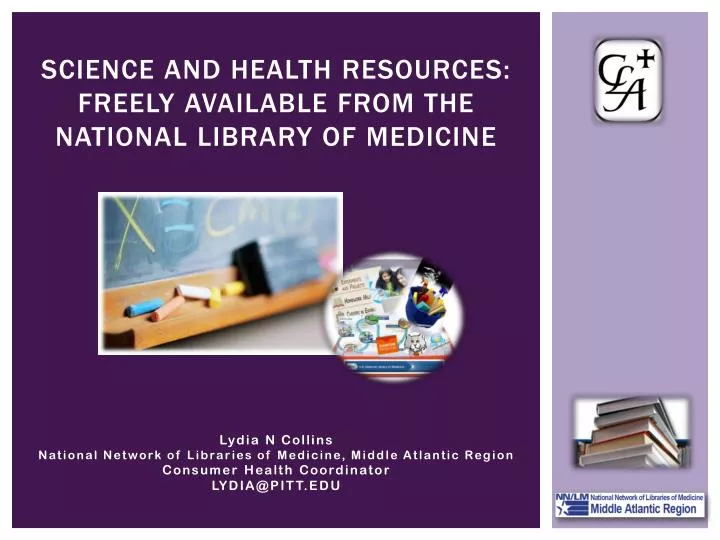 science and health resources freely available from the national library of medicine