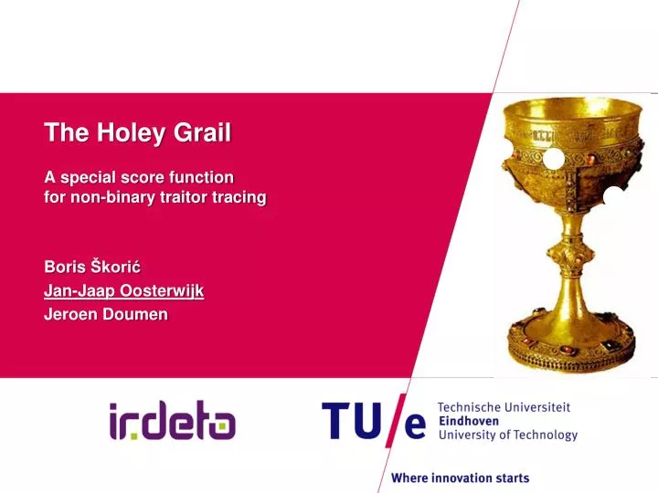 the holey grail a special score function for non binary traitor tracing