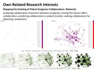 Own Related Research Interests Mapping the Evolving of Patent Assignees Collaborations Networks