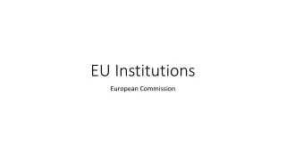 EU Institutions