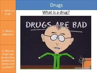 1. What is a drug?