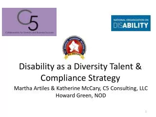 Disability as a Diversity Talent &amp; Compliance Strategy