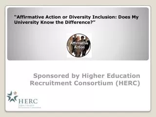 Sponsored by Higher Education Recruitment Consortium (HERC)