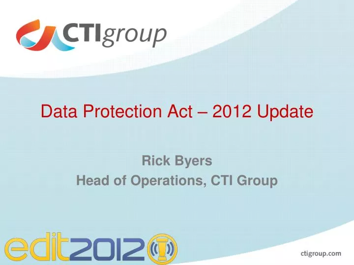 data protection act 2012 update