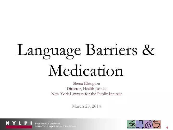 language barriers medication