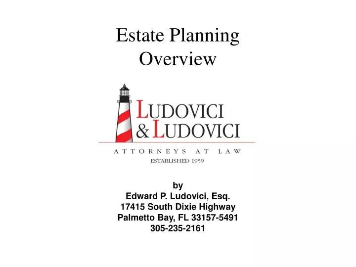 estate planning overview