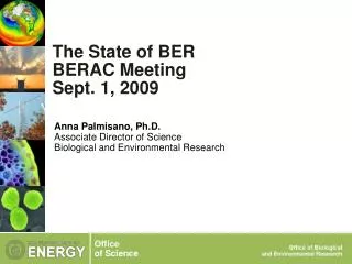 The State of BER BERAC Meeting Sept. 1, 2009