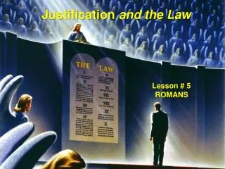 Justification and the Law