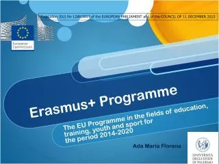 Erasmus+ Programme