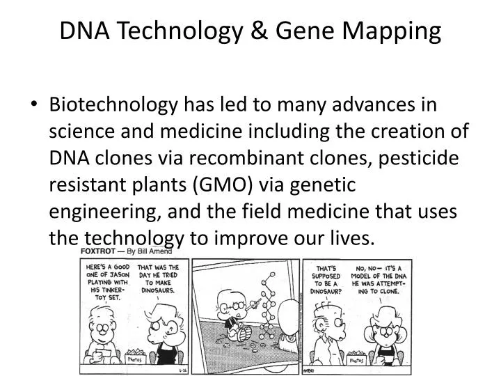 dna technology gene mapping