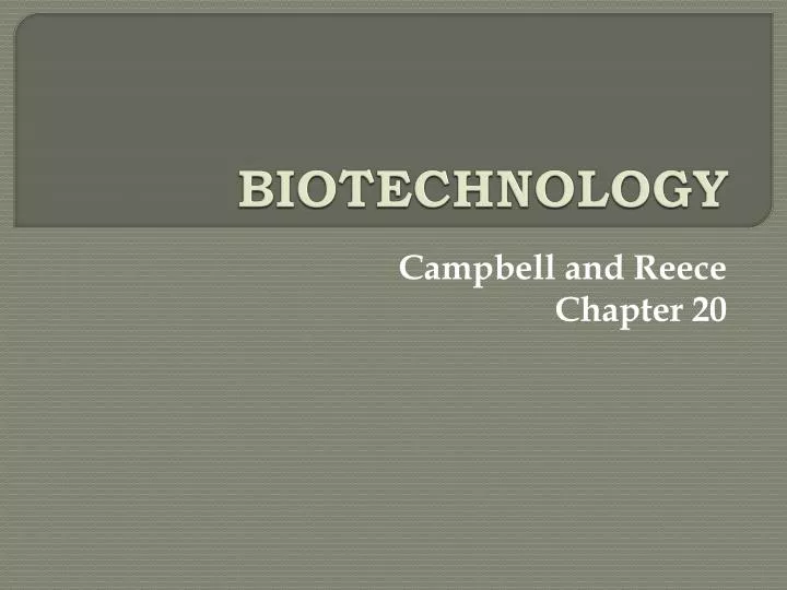 biotechnology