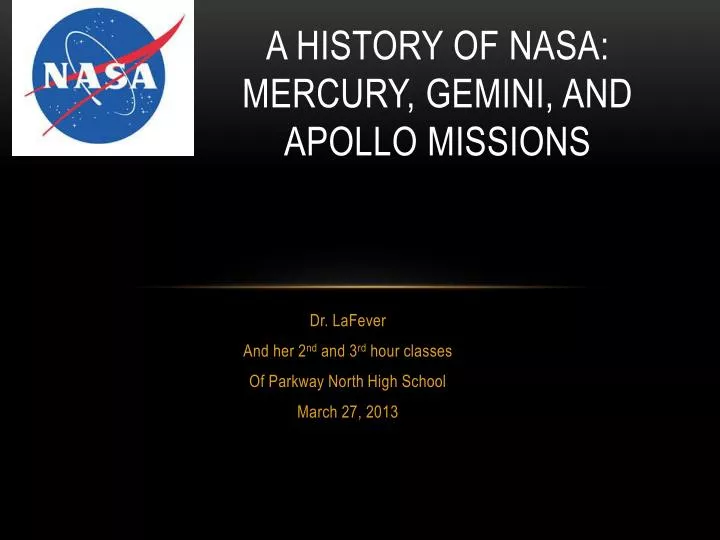 a history of nasa mercury gemini and apollo missions