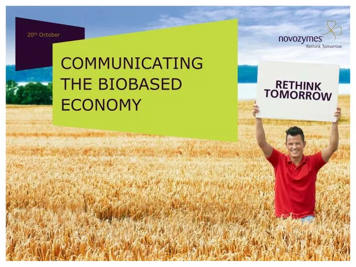 communicating the biobased economy