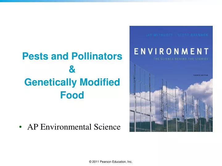 pests and pollinators genetically modified food