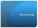 Biotechnology - slide 1