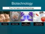 Biotechnology - slide 1