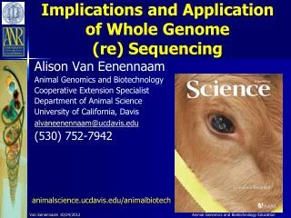 implications and application of whole genome re sequencing